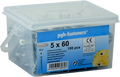 Pgb-europe pgb-fasteners | spaanplaatschroefvzk ø 4x50 zn emmer 385 | 385 st gz60wp040050