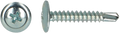 Pgb-europe pgb-fasteners | zelfborende schroef bolkop+kraag ø 4,20x32 zn | 200 st - 0zbbkr001004203204