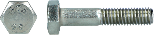 Pgb-europe pgb-fasteners | zeskantbout 8.8 din 931 m 5x50 zn | 200 st 931801005000503