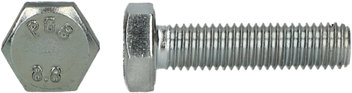 Pgb-europe pgb-fasteners | zeskanttapbout 8.8 din 933 m10x100 zn | 50 st 933801010001003