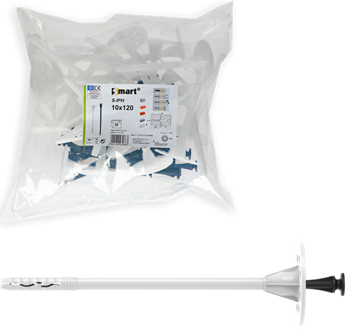 Pgb-europe smart | iso smart s-iph kunststof nagel 10x160 | 25 st sm0iphn001001604
