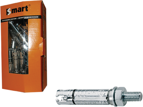 Pgb-europe smart | keilbout smart+ankerstang m8x30x85 zn | 25 st sm000k001080085e