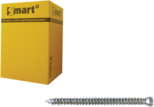Pgb-europe smart | kozijnschroef ck-t30 ø 7,50x302 zn | 50 st sm0wsc0010753023