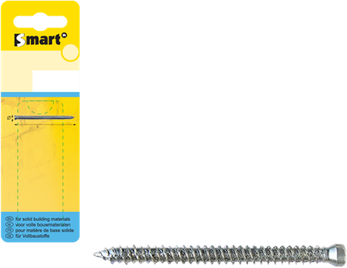Pgb-europe smart | kozijnschroef ck-t30 ø 7,50x92 zn | 6 st sm0wsc001075092h