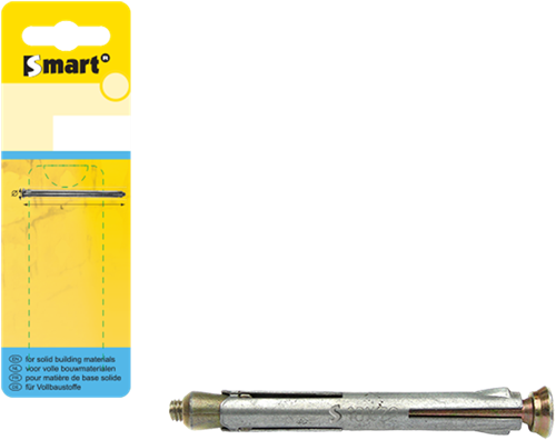 Pgb-europe smart | met. kozijnplug +afdkap m10x112 zn sm0mkp001100112h