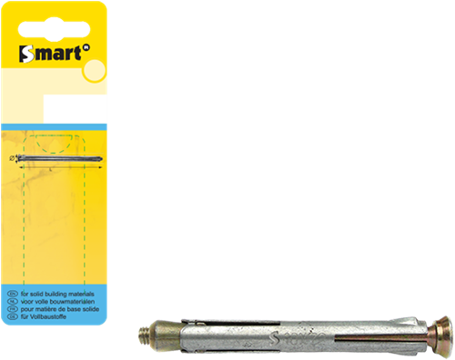 Pgb-europe smart | met. kozijnplug +afdkap m10x132 zn sm0mkp001100132h