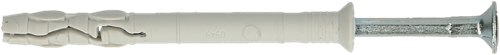Pgb-europe smart | nylon nagelplug vk ø 6x40 grijs nzn | 35 st sm0pkkn01060040gh