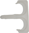 Pgb-europe smart | nylon plugclip dubbel 16-19 wit | 50 st sm0pcdn001600193