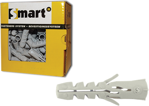 Pgb-europe smart | nylon spreidplug zndr boord smart ø 8x40 | 100 st - sm000pn00080040e