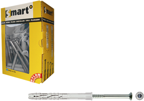Pgb-europe smart | raamplug +schroef vzk tx ø 10x120 nzn | 25 st sm0rptn01100120e