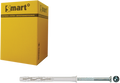 Pgb-europe smart | raamplug +schroef vzk tx ø 8x100 nzn | 100 st - sm0rptn010801003