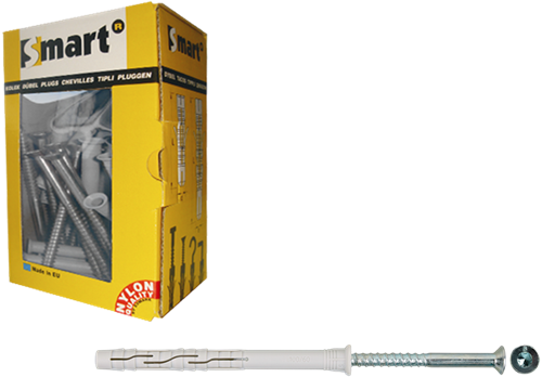 Pgb-europe smart | raamplug +schroef vzk tx ø 8x140 nzn | 50 st sm0rptn01080140e