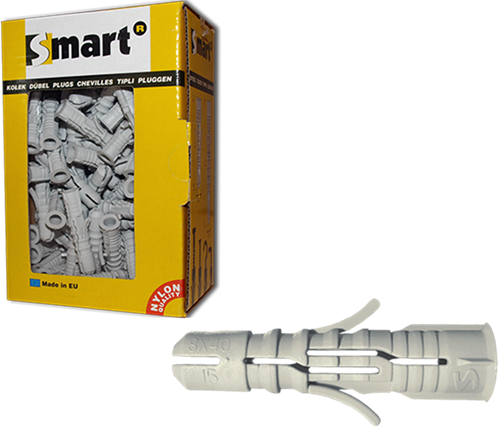 Pgb-europe smart | sterke nylon multif. plug ø 8x40 | 100 st sm00bpn00080040e