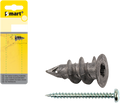 Pgb-europe smart | zelfb. gipskartonplug +schroef ø 15x29 zn | 6 st smgkps00101h