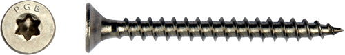 Pgb-europe pgb-fasteners universele spaanplaatschroef rvs a2 vk-t deeldraad verzonken kop ø 5,0x50 tx25 | 200 st | pgwvtva00005000503
