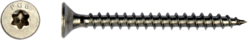 Pgb-europe pgb-fasteners universele spaanplaatschroef rvs a2 vk-t voldraad verzonken kop ø 4,0x30 tx20 | 200 st | pgwvtva00004000303