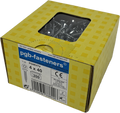 Pgb-europe pgb-fasteners universele spaanplaatschroef vk-t voldraad verzonken kop ø4,0x40 zn tx20 | 200 st | pgwvtv001004000403