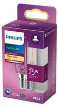 Philips led buislamp t25 e14 3,2-25w 2700k filament helder blister - 5100020