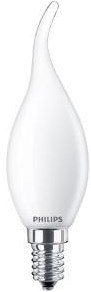 Philips led tipkaars e14 2,2-25w 2700k filament mat - led3722