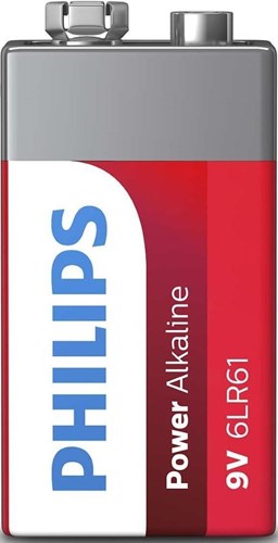Philips 9V-Batteriebetriebene Alkaline-Batterie