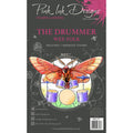 Pink ink designs • wee folk clear stempelset de drummer