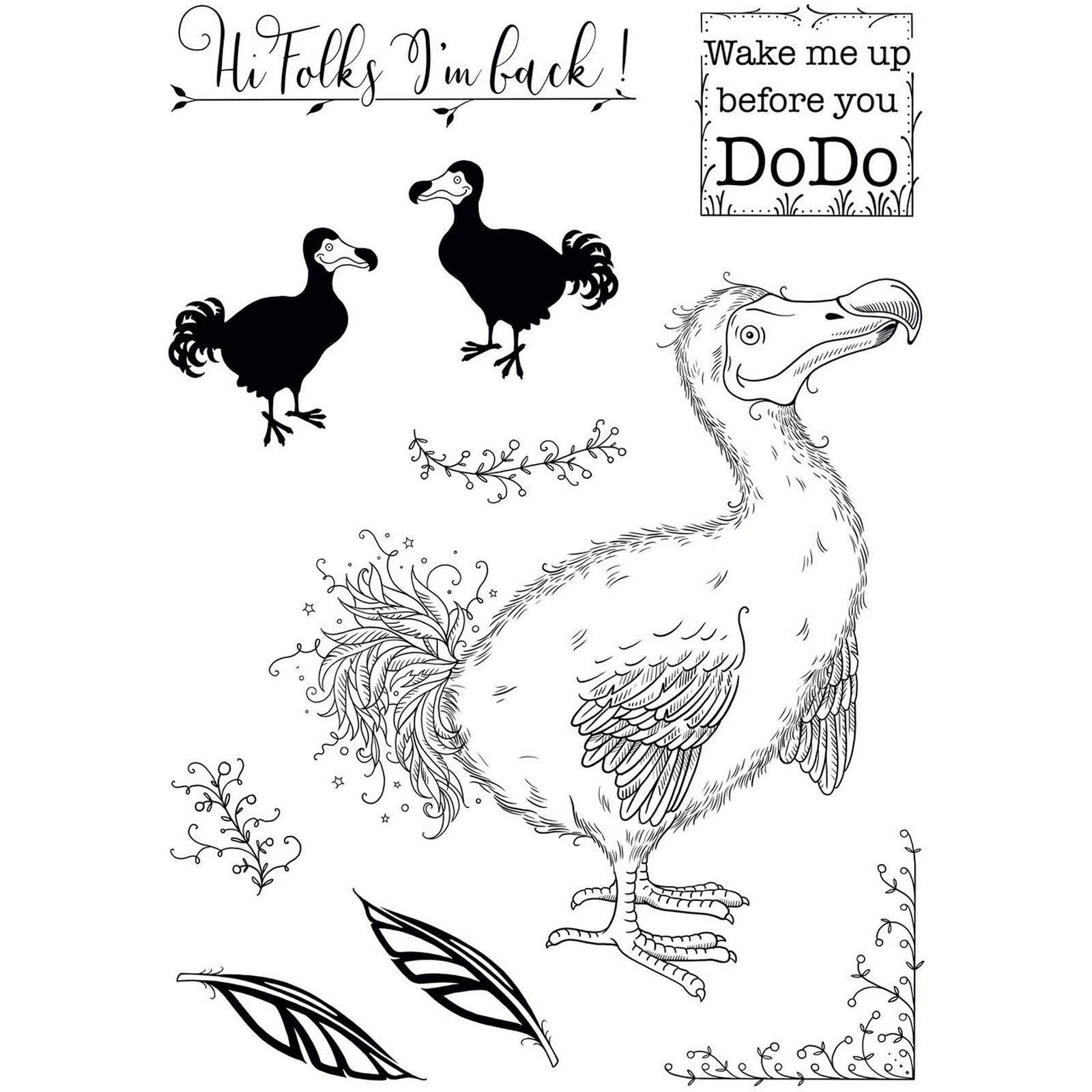 Pink ink designs • clear stamp set cookie dodo 20,32x15,24cm