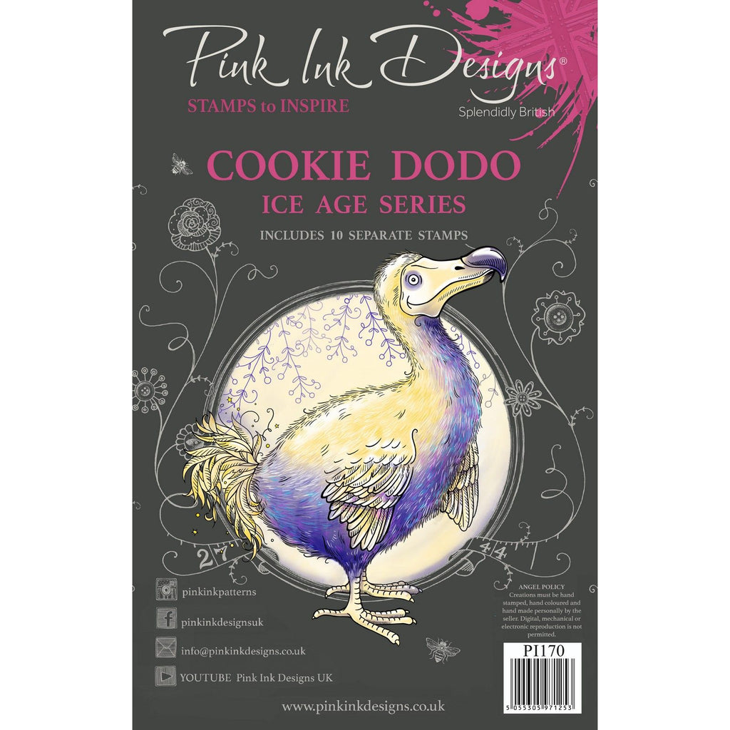 Pink ink designs • clear stamp set cookie dodo 20,32x15,24cm