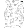 Pink ink designs • fauna series clear stamp set heavenly hare