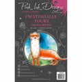 Pink ink designs • stoatally yours 6 in x 8 in clear stamp set