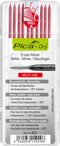 Pica 4031 dry navulling | rood - pi4031