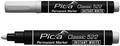 Pica 522 52 permanent marker | 1-4mm | ronde punt | wit | 10 stuks - pi52252