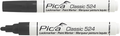 Pica 524 46 lakmarker | 2-4mm | ronde tip | zwart | 10 stuks - pi52446