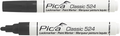 Pica 524 46 lakmarker | 2-4mm | ronde tip | zwart | 10 stuks - pi52446