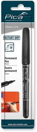 Pica 534 46 permanent pen | 1,0mm | rond | zwart | blister - pi53446sb