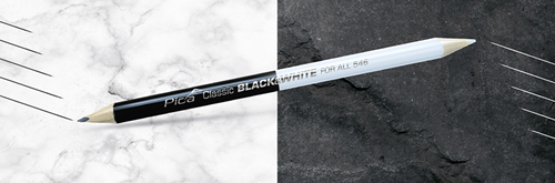 Pica 546 24 potlood black white | 10 stuks - pi54624-10
