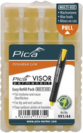 Pica 991 44 visor permanent navulling | geel - pi99144