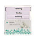 Jvdl pillendoos week 4 vakken per dag wit