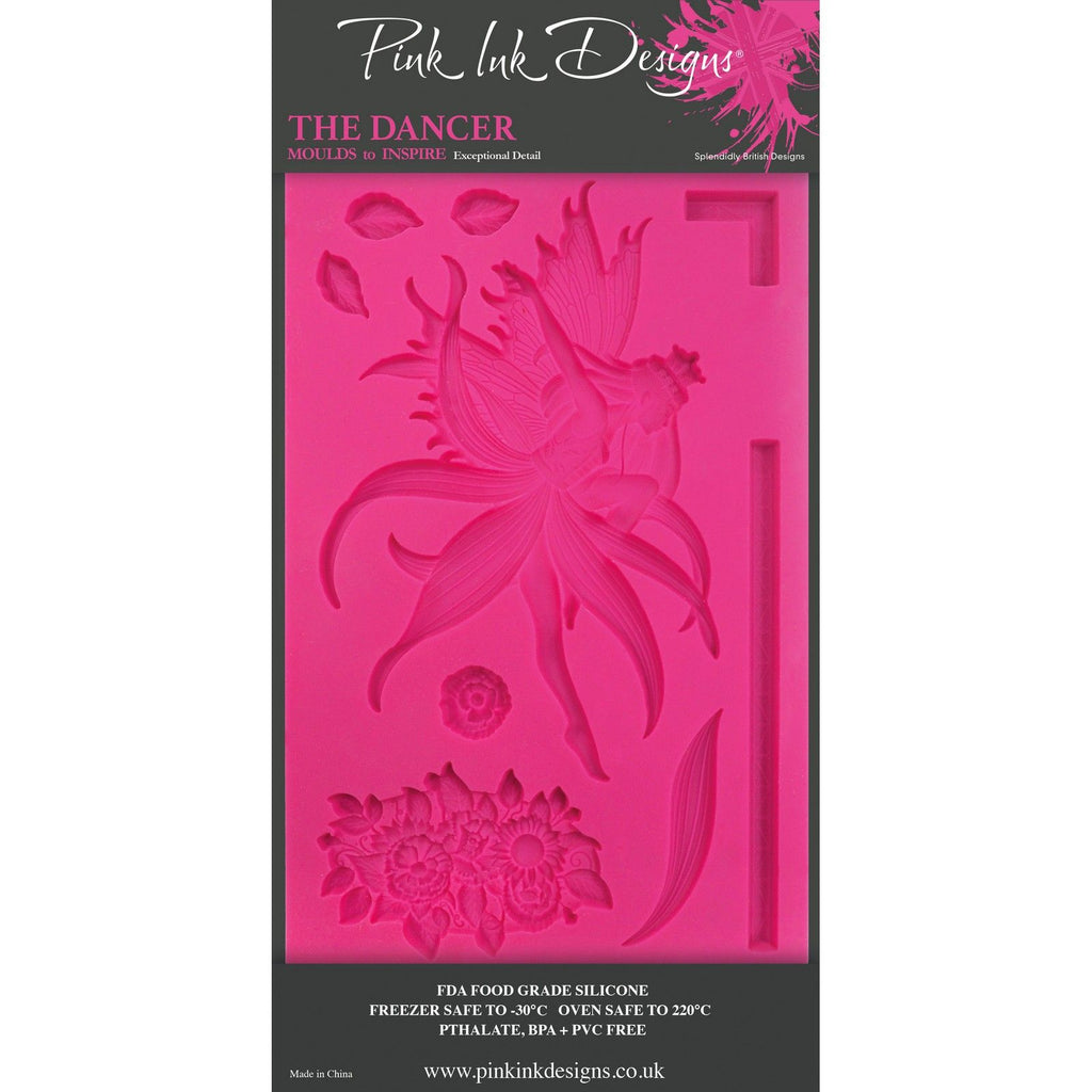 Pink ink designs • silicone mould the dancer