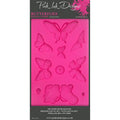 Pink ink designs • silicone mould butterflies