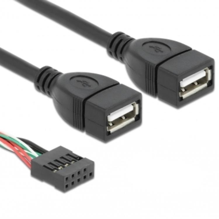 Pin header naar usb a kabel