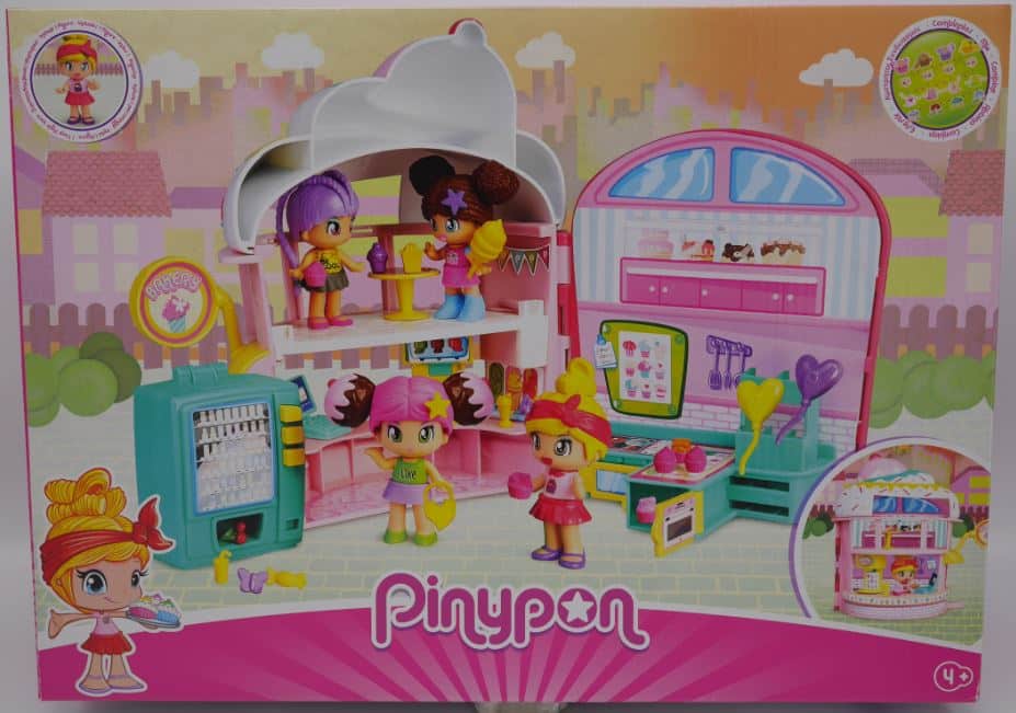 Berühmte Pinypon-Bäckerei mit 1 Figur und vielen Accessoires