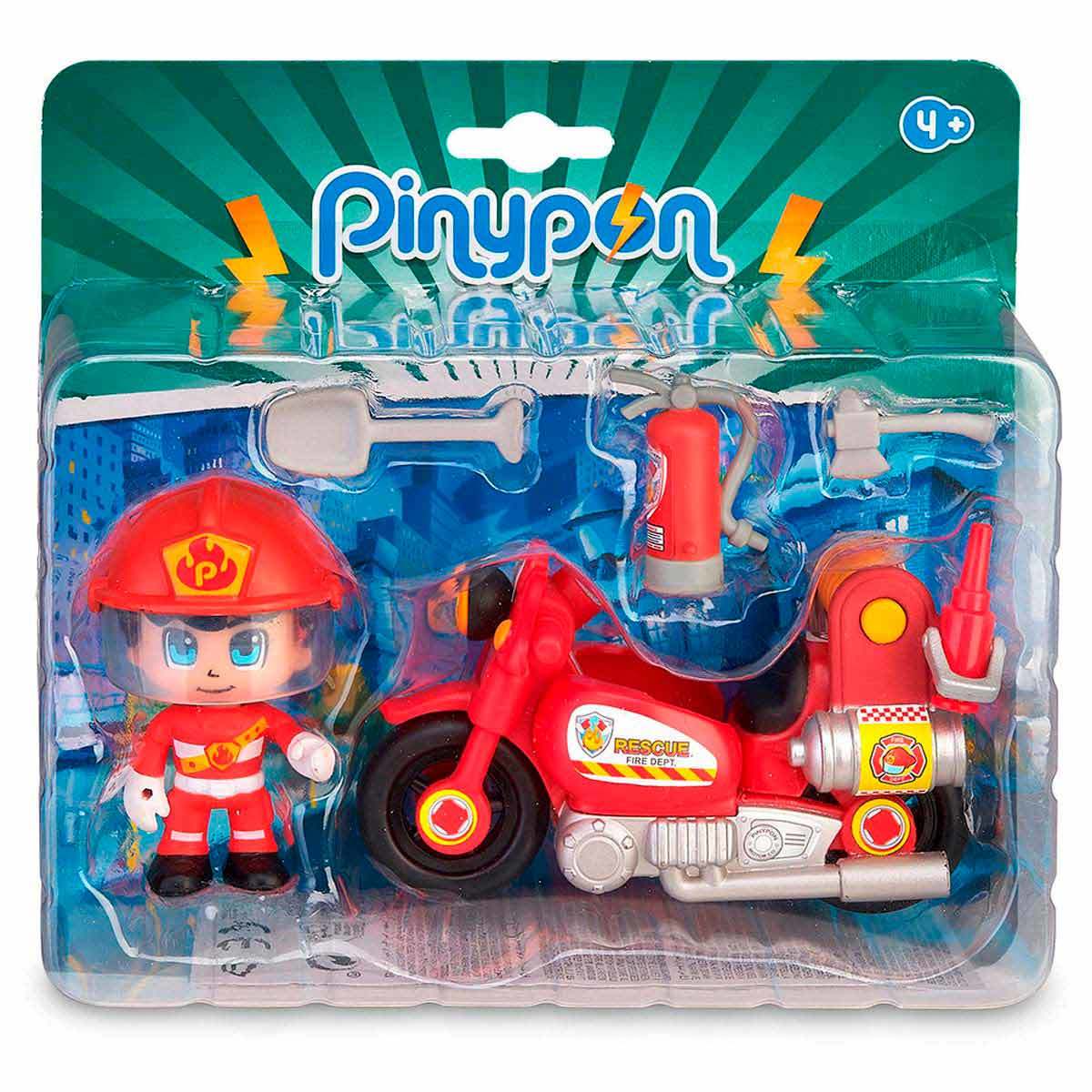 Famosa Pinypon – Feuerwehrauto mit Feuerwehrmann