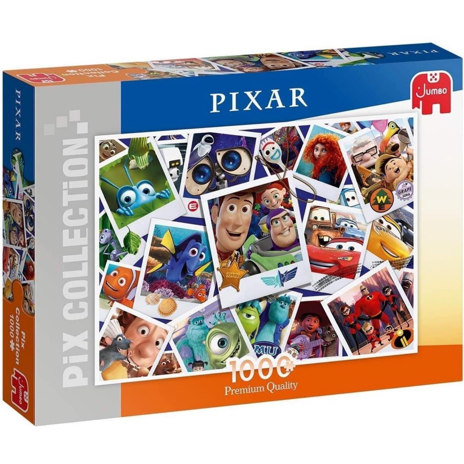 Jumbo puzzel pixar 1000pcs