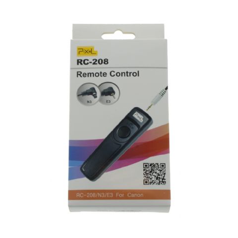 Pixel ontspankabel rc-208 n3 e3 voor canon