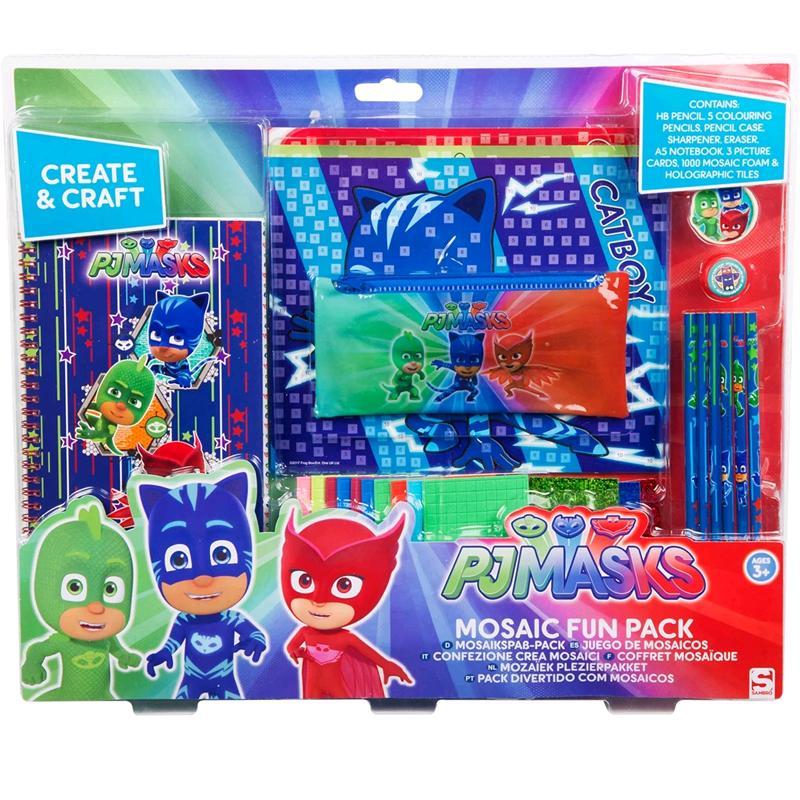 Bongers Toys PJ Masks Mosaik-Spaßpaket, 15-teilig