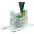 Plastic draagtassen zware kwaliteit wit 37x44 4 cm (500 stuks)