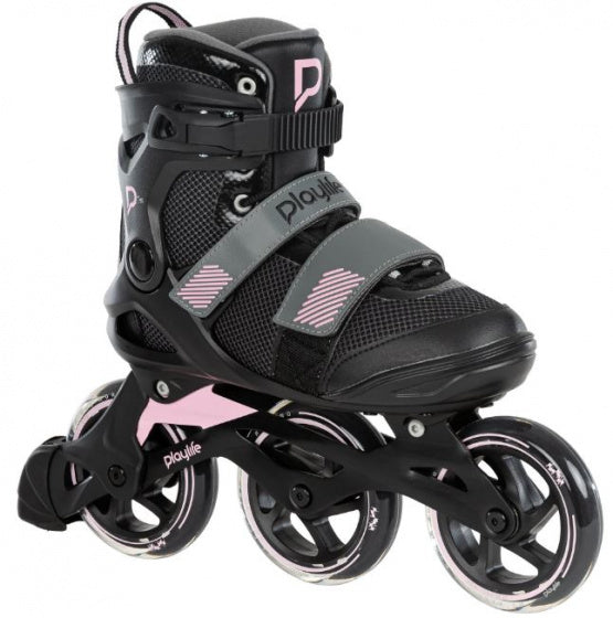 Playlife - Fitness GT 110 inline skates 80A zwart roze maat 42