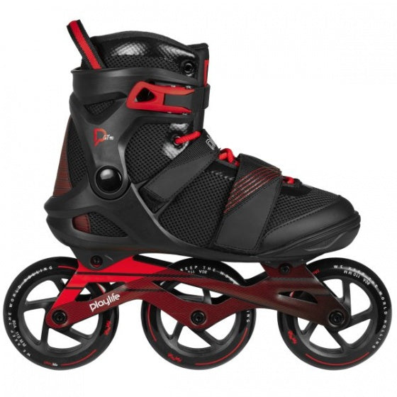 GT Black 110 Inlineskates Herren schwarz/rot Größe 38