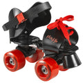 Playlife Sugar Rollschuhe für Kinder, schwarz/rot, Größe 28-37
