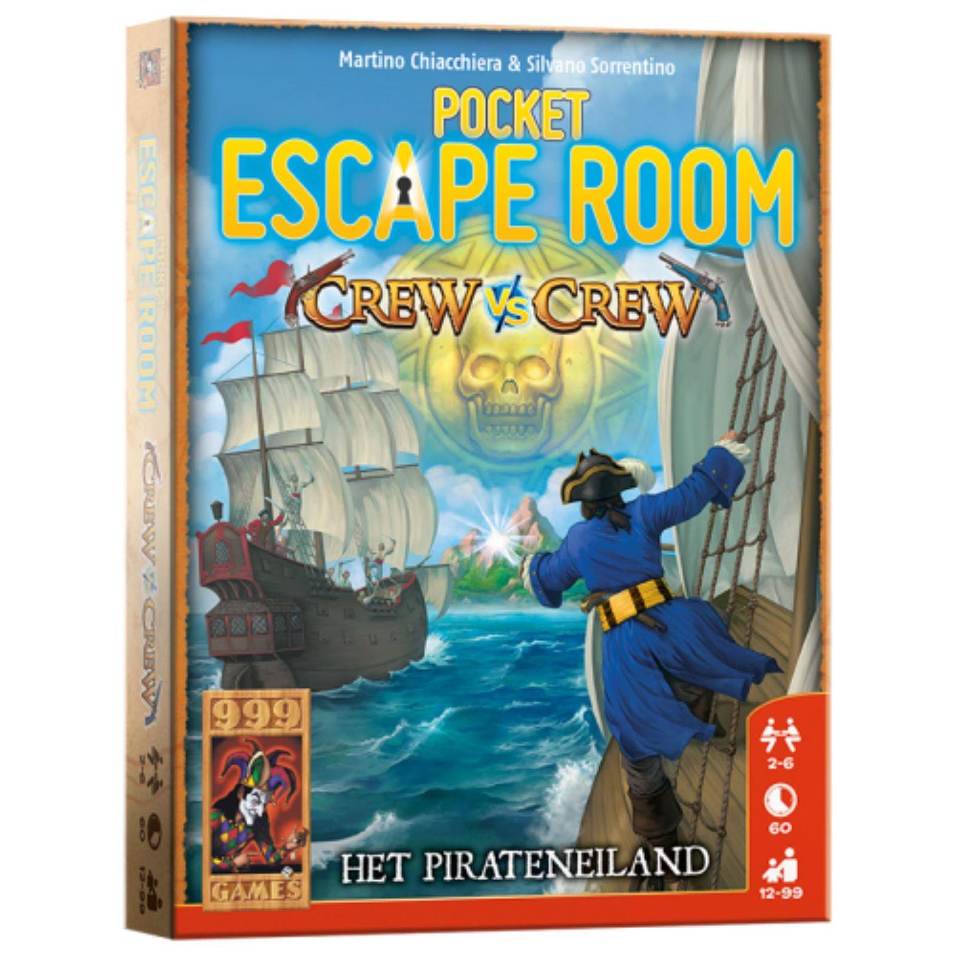 999Games Pocket Escape Room: Crew gegen Crew – Denksportaufgabe